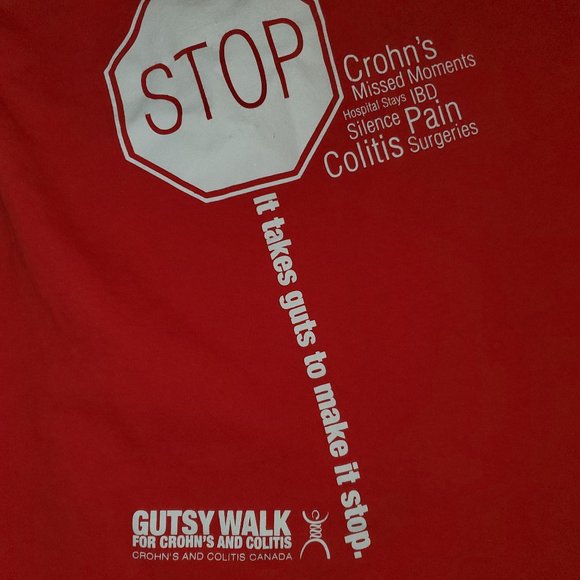 Crohn's & Colitis Gutsy Walk T-Shirt - Picture 4 of 6
